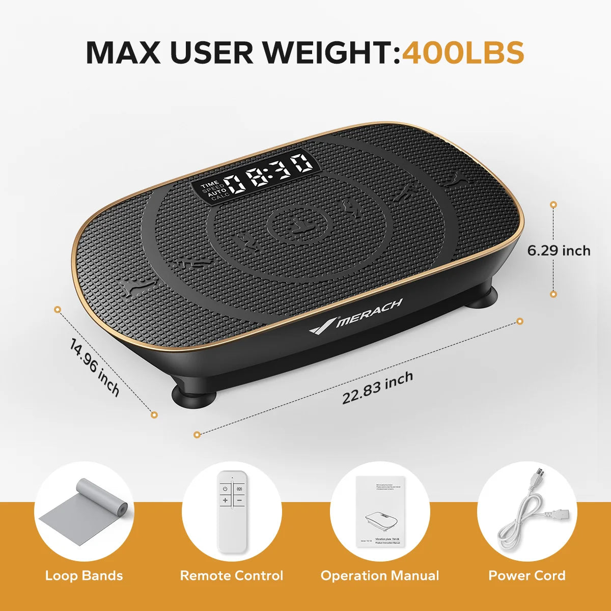 Vibration Plate Exercise Machine Whole Body Workout Power Vibrate Fitness Platform Vibration Weight Loss & Shaping