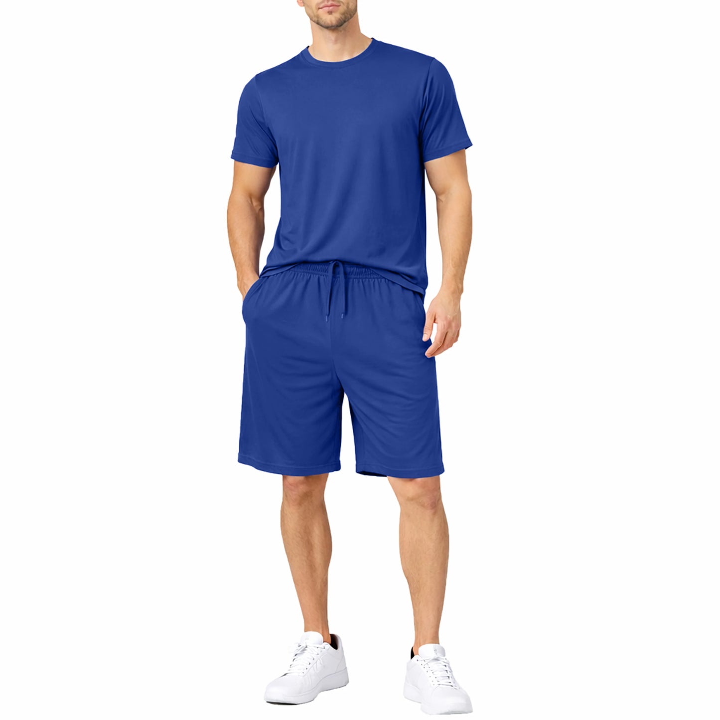 Men’s 2 Piece Athletic Tee & Short Active Set (S-2XL)