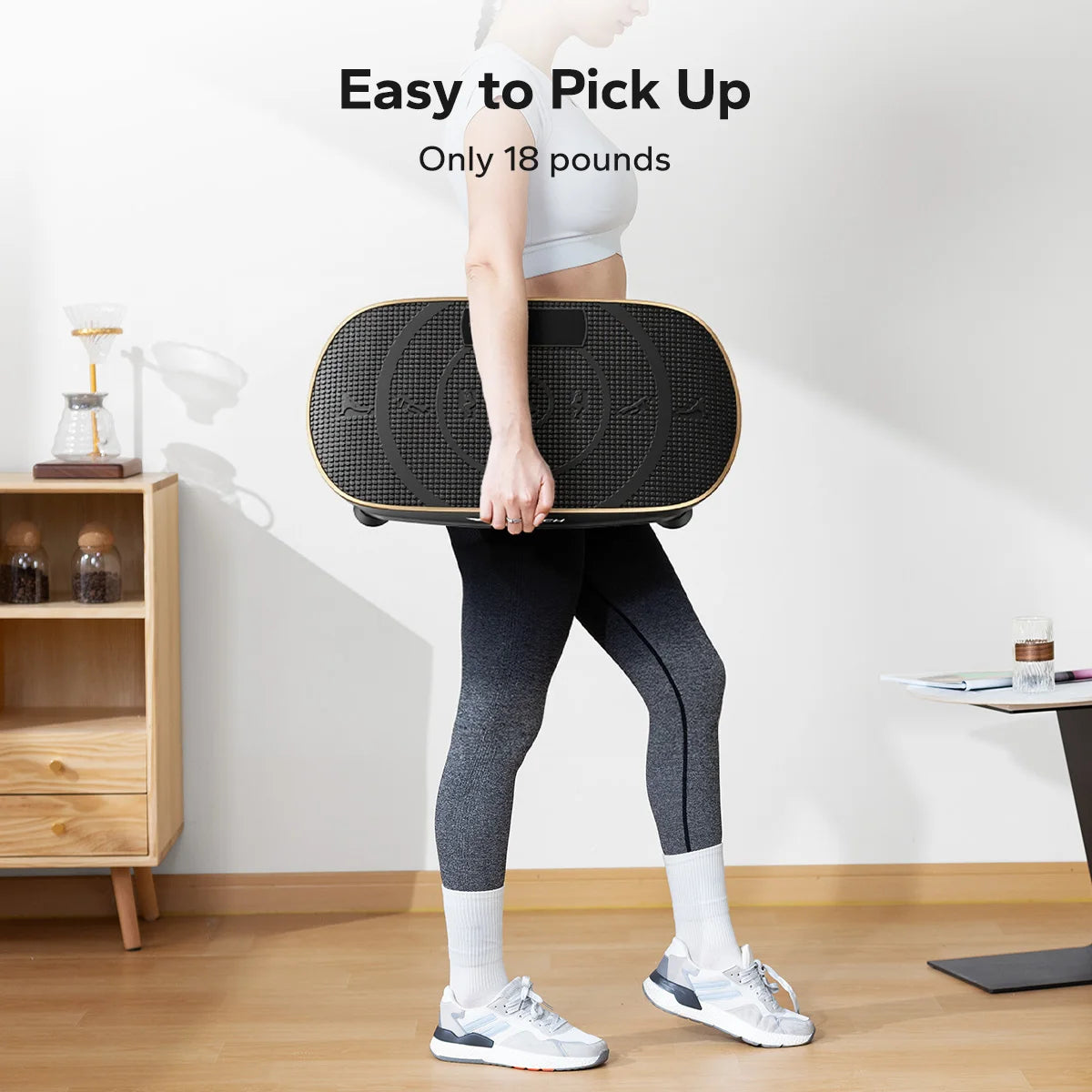 Vibration Plate Exercise Machine Whole Body Workout Power Vibrate Fitness Platform Vibration Weight Loss & Shaping