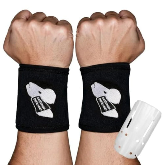 Kettlebell Wrist Guards,Weighted Wristbands with Insert port, Shock-Absorbing Sleeve Protector for Athletes.