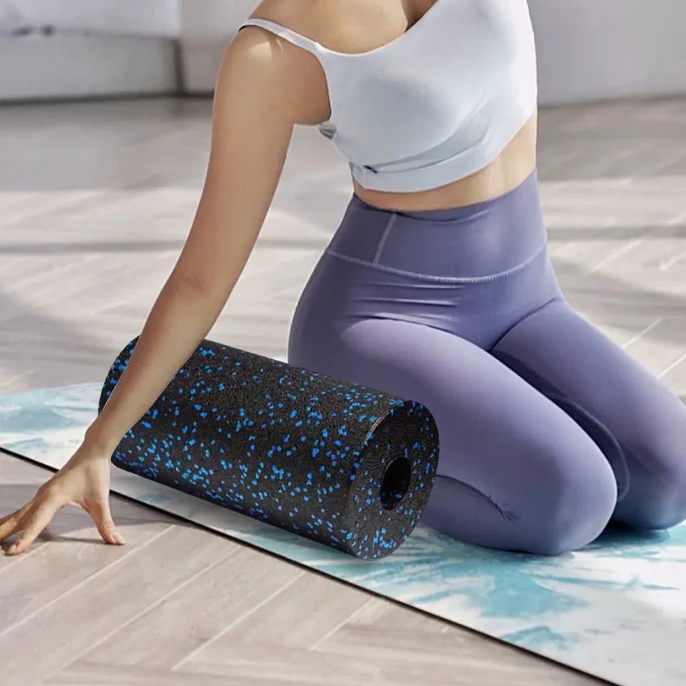 Foam Roller Exercise Roller Portable Muscle Roller High Density EPP Hollow Massage Roller Multi-Function for Yoga Pilates