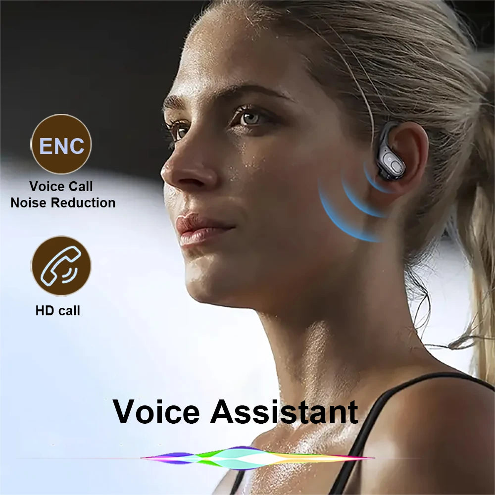 GREATWALL TWS Wireless Bluetooth Earphones Headset Wireless 5.3 Sports ear-hook Headset Stereo noise reduction Earbuds HD Call