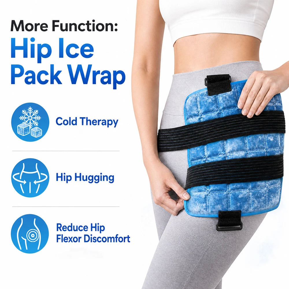 Self Absorbing Water Polymer Multi-Grid Cold Hot Compress Pack for Back Shoulder Neck Knee Reusable Cooling Heating Pad Microwave Freezer Safe Portable Outdoor Sports Care