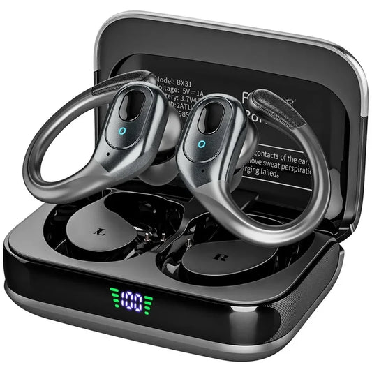 GREATWALL TWS Wireless Bluetooth Earphones Headset Wireless 5.3 Sports ear-hook Headset Stereo noise reduction Earbuds HD Call