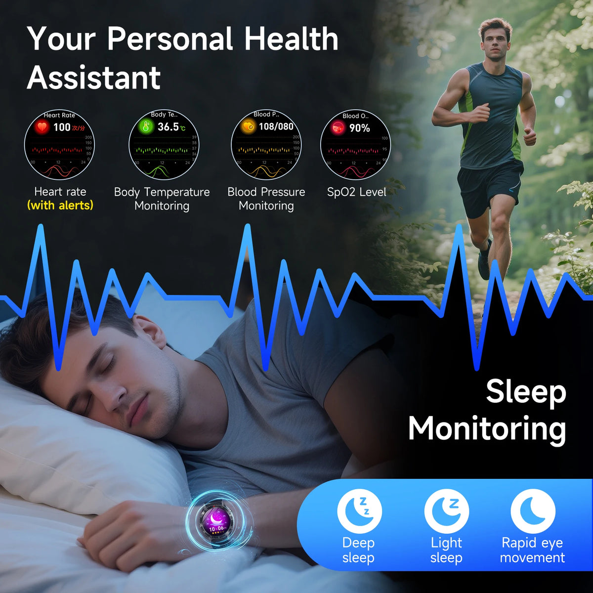 Marsyu ECG+PPG Health Diagnosis Smart watch Men Women sapphire Clock Uric Acid Lipid BP Heart rate Tracker Sports Smart Watch