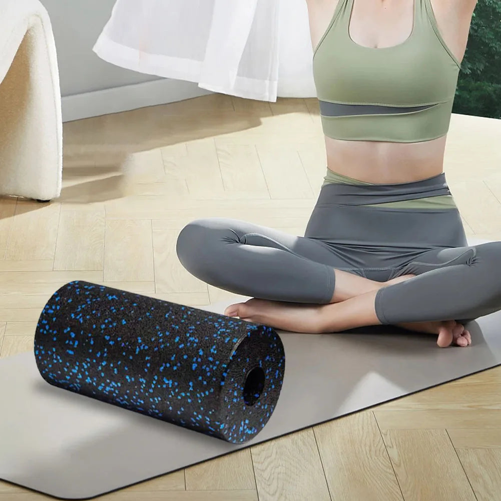 Foam Roller Exercise Roller Portable Muscle Roller High Density EPP Hollow Massage Roller Multi-Function for Yoga Pilates