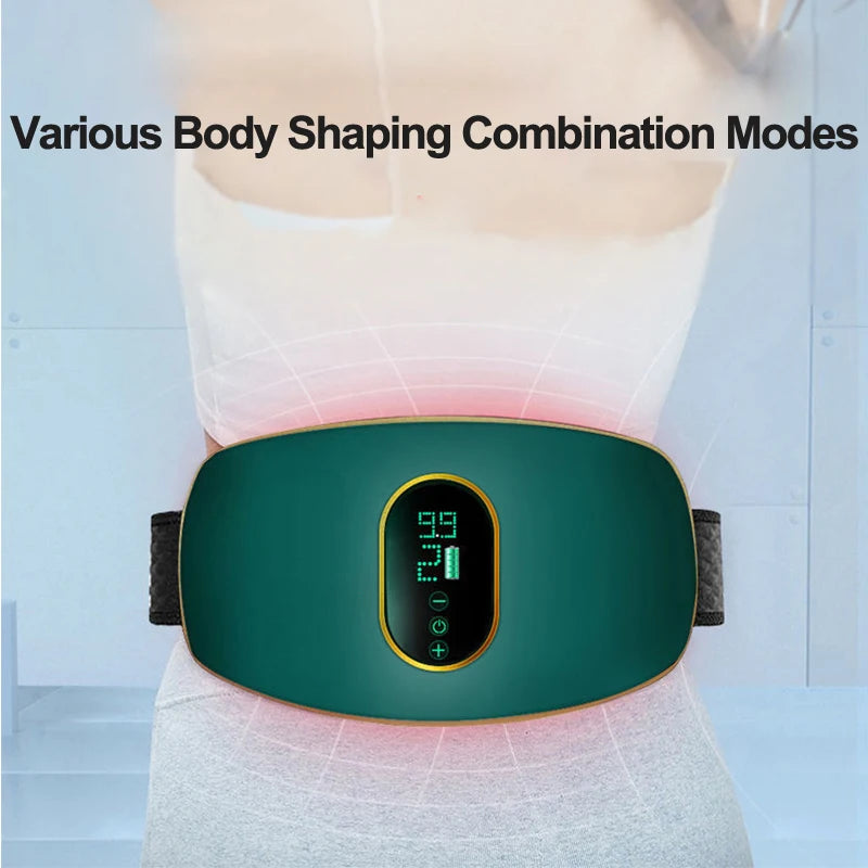 Rechargeable Waist Belt Waist Fitness Massager Weight Loss and Body Shaping Instrument Constipation Relief