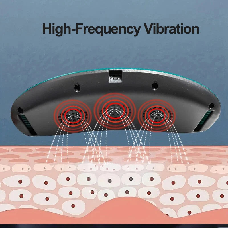 Rechargeable Waist Belt Waist Fitness Massager Weight Loss and Body Shaping Instrument Constipation Relief