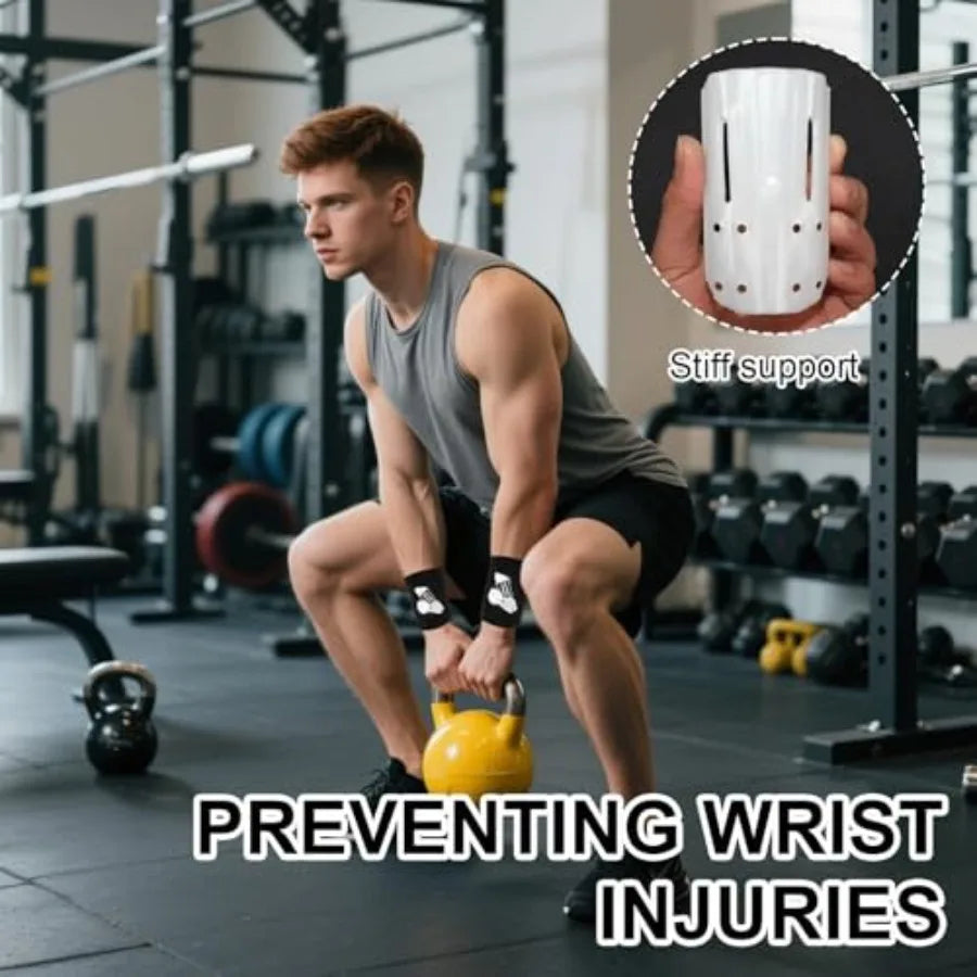 Kettlebell Wrist Guards,Weighted Wristbands with Insert port, Shock-Absorbing Sleeve Protector for Athletes.