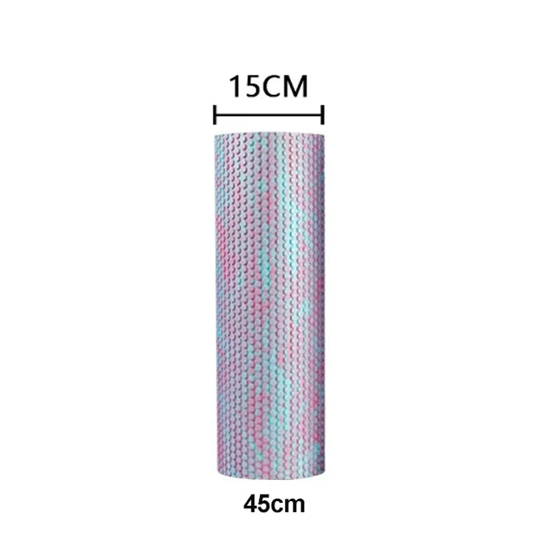 15*45cm EVA Yoga Foam Roller High Density Body Massager for Pilates Exercise Fitness Gym Relaxing Muscle Equipment Back Relief