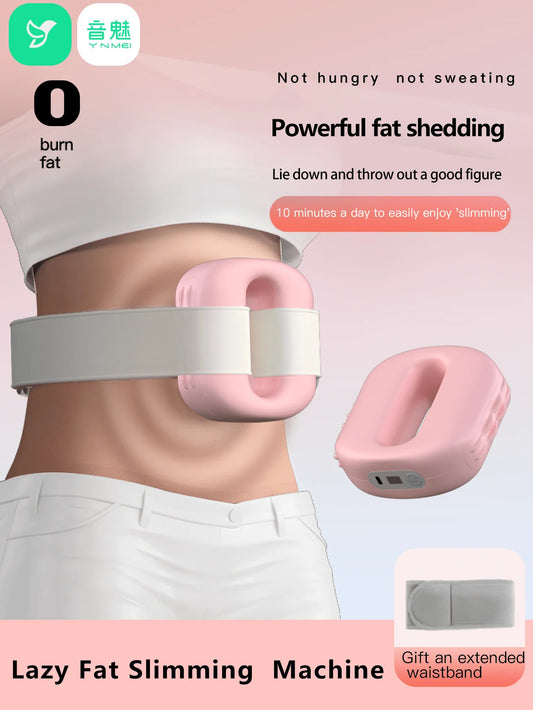 New Hot Compress Electric Fascia Ring Muscle Relaxation With Belt Waist Massager USB Charging Fascia Massager Fat Rejection