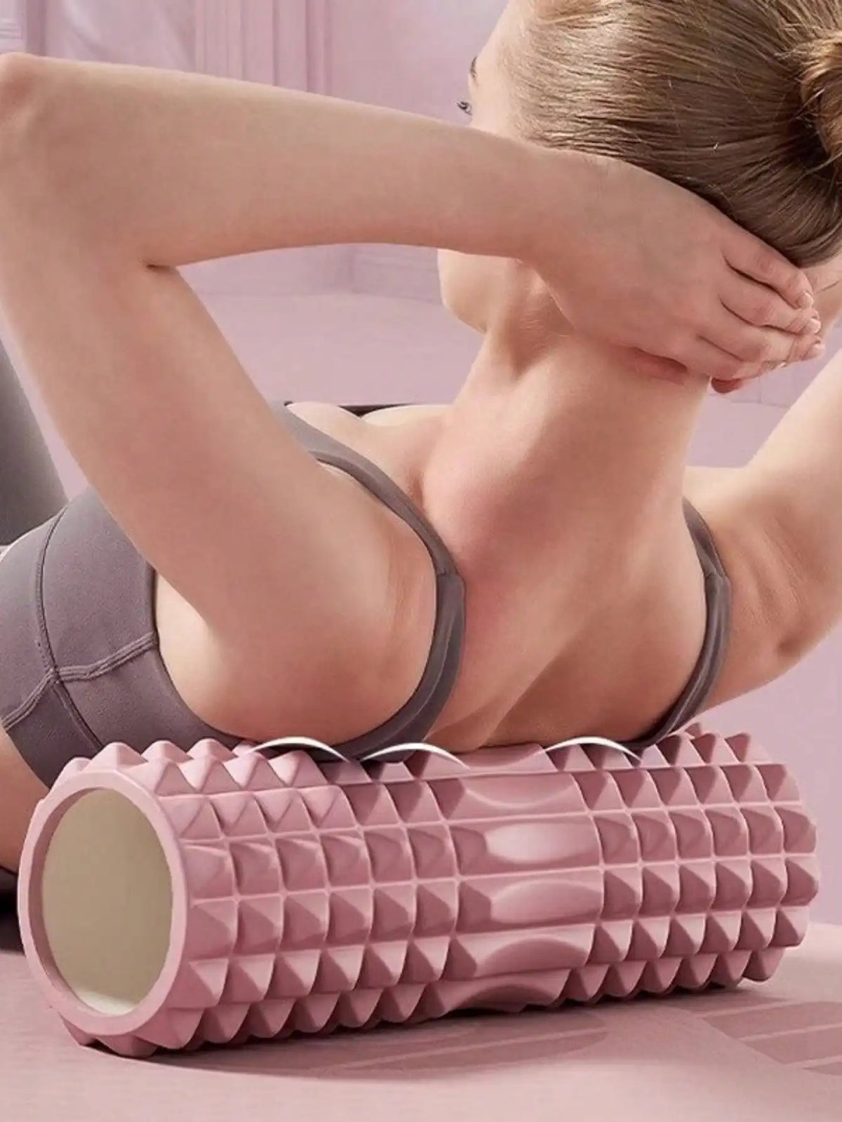 Yoga Massage Roller, For Muscle Relaxation And Flexibility Training - Textured Surface For Deep Tissue Massage, Ideal For Yoga, Pilates And Fitness, Yoga Accessories | Textured Roller | Lightweight Roller, Yoga Accessories,