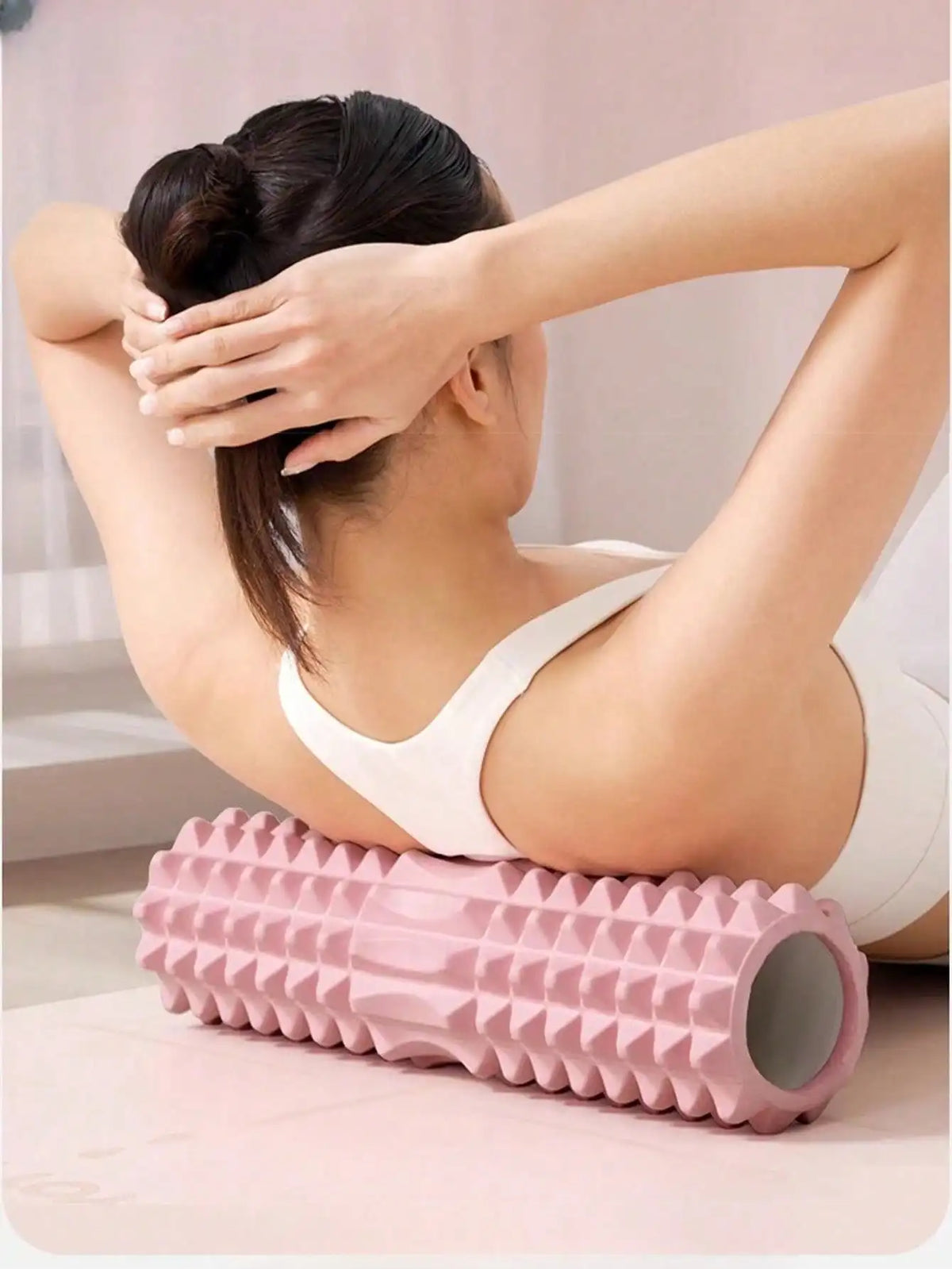 Yoga Massage Roller, For Muscle Relaxation And Flexibility Training - Textured Surface For Deep Tissue Massage, Ideal For Yoga, Pilates And Fitness, Yoga Accessories | Textured Roller | Lightweight Roller, Yoga Accessories,